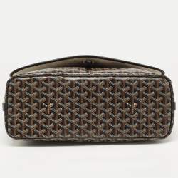 Goyard Black Goyardine Coated Canvas Capetien Messenger Bag