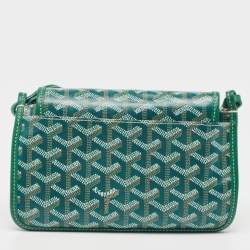 Goyard Green Goyardine Coated Canvas Plumet Crossbody Bag