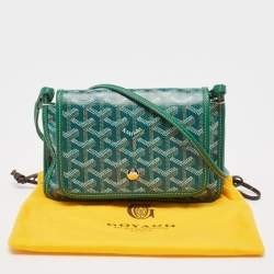 Goyard Green Goyardine Coated Canvas Plumet Crossbody Bag