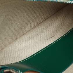 Goyard Green Goyardine Coated Canvas Plumet Crossbody Bag