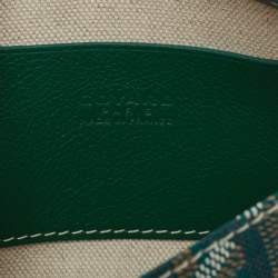 Goyard Green Goyardine Coated Canvas Plumet Crossbody Bag