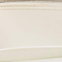 Pre Owned Goyard White Goyardine Coated Canvas Varenne Continental Wallet