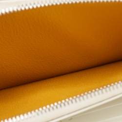 Pre Owned Goyard White Goyardine Coated Canvas Varenne Continental Wallet