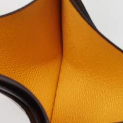 Pre Owned Goyard Black Goyardine Coated Canvas and Leather Saint Sulpice Card Holder