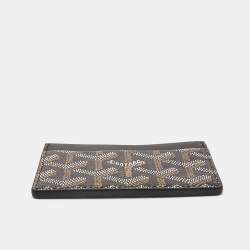 مملوكة مسبقًا Goyard Black Goyardine Coated Canvas and Leather Saint Sulpice Card Holder
