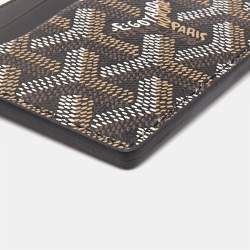 مملوكة مسبقًا Goyard Black Goyardine Coated Canvas and Leather Saint Sulpice Card Holder