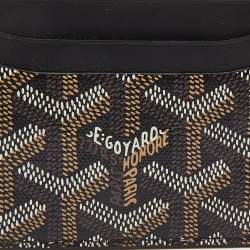 مملوكة مسبقًا Goyard Black Goyardine Coated Canvas and Leather Saint Sulpice Card Holder