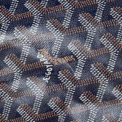 Goyard Blue Goyardine Coated Canvas and Leather Saint Louis PM Tote