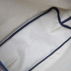 Goyard Blue Goyardine Coated Canvas and Leather Saint Louis PM Tote