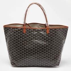 Goyard Brown Goyardine Coated Canvas and Leather Saint Louis GM Tote