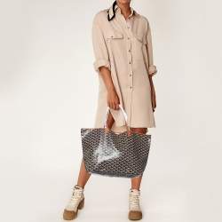 Goyard Brown Goyardine Coated Canvas and Leather Saint Louis GM Tote