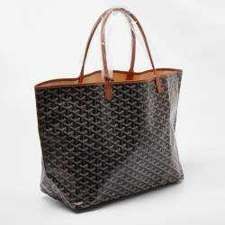Goyard Brown Goyardine Coated Canvas and Leather Saint Louis GM Tote