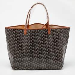 Goyard Brown Goyardine Coated Canvas and Leather Saint Louis GM Tote