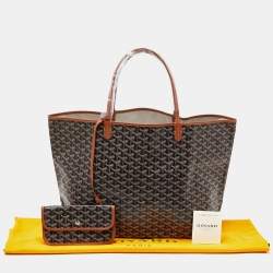 Goyard Brown Goyardine Coated Canvas and Leather Saint Louis GM Tote