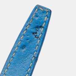 Goyard Blue Goyardine Coated Canvas and Leather Dog Collar 