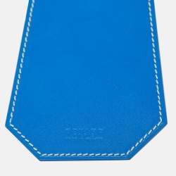 Goyard Blue Goyardine Canvas Luggage Tag