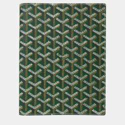 Goyard Castiglione Note Book Cover Green