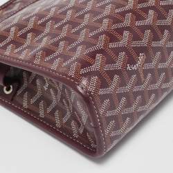 Goyard Burgundy Goyardine Coated Canvas Jouvence GM Toiletry Bag