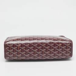 Goyard Burgundy Goyardine Coated Canvas Jouvence GM Toiletry Bag