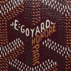 Goyard Burgundy Goyardine Coated Canvas Jouvence GM Toiletry Bag