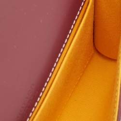 Goyard Burgundy Goyardine Coated Canvas and Leather Mini Monte Carlo Phone Case