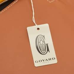 Pre Owned Goyard Brown Goyardine Coated Canvas and Leather Document Case
