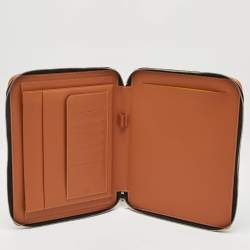 Pre Owned Goyard Brown Goyardine Coated Canvas and Leather Document Case