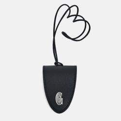Pre Owned Goyard Black Leather Bag Charm