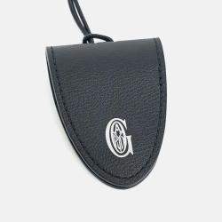 Pre Owned Goyard Black Leather Bag Charm