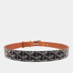 Pre Owned Goyard Leather Frigate Belt