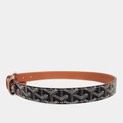 Pre Owned Goyard Leather Frigate Belt