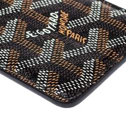 Goyard Black Goyardine Coated Canvas and Leather Luggage Tag