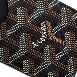Goyard Black Goyardine Coated Canvas and Leather Luggage Tag