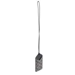 Goyard Black Goyardine Coated Canvas and Leather Luggage Tag