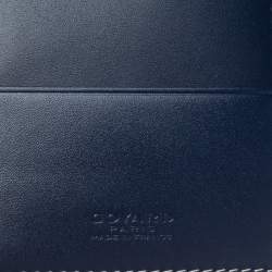 Goyard Blue Goyardine Coated Canvas Grenelle Passport Holder