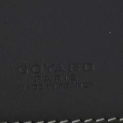 Pre Owned Goyard Grey Goyardine Coated Canvas Passport Cover