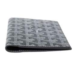 Pre Owned Goyard Grey Goyardine Coated Canvas Passport Cover