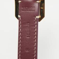 Goyard Burgundy Goyardine Coated Canvas and Leather Rudy Belt 75 CM