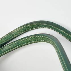 Goyard Green Goyardine Coated Canvas and Leather Stripe Saint Louis GM Tote