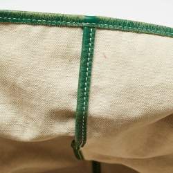 Goyard Green Goyardine Coated Canvas and Leather Stripe Saint Louis GM Tote