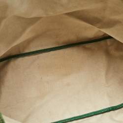 Goyard Green Goyardine Coated Canvas and Leather Stripe Saint Louis GM Tote