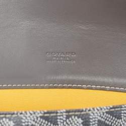 Goyard Grey Goyardine Coated Canvas Camondo Horizontal MM Clutch