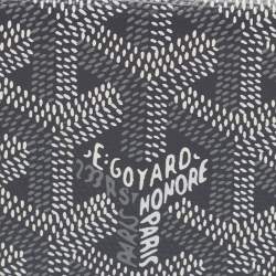 Goyard Grey Goyardine Coated Canvas and Leather Business Card Holder 