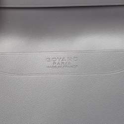 Goyard Grey Goyardine Coated Canvas and Leather Business Card Holder 