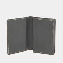 Goyard Grey Goyardine Coated Canvas and Leather Business Card Holder 