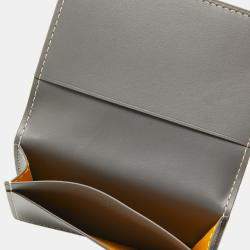 Goyard Grey Goyardine Coated Canvas and Leather Business Card Holder 