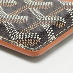 Goyard Brown Goyardine Coated Canvas and Leather Saint Sulpice Card Holder