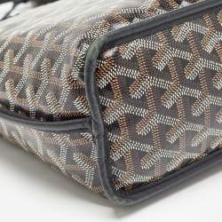Goyard Black Goyardine Coated Canvas Anjou Mini Reversible Bag