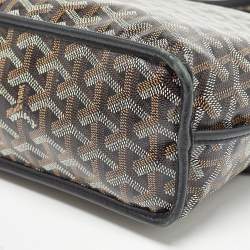 Goyard Black Goyardine Coated Canvas Anjou Mini Reversible Bag