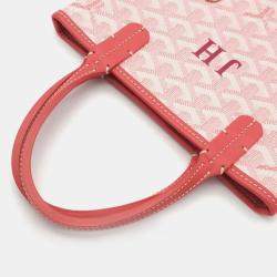 Goyard x Disney Pink Canvas Poitier Handbag